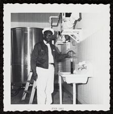 African American employee at Pepsi-Cola plant