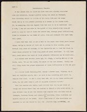 Writings: Carver Manuscript (Fragment)