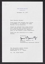 Correspondence between James F. Gammill, Jr. and Robert Morgan		