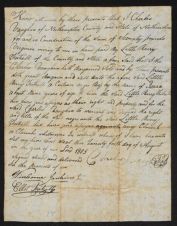 Document pertaining to the Futrell and Lassiter families of Northampton County, NC