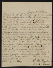 Document pertaining to the Futrell and Lassiter families of Northampton County, NC