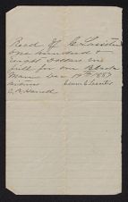 Document pertaining to the Futrell and Lassiter families of Northampton County, NC