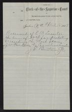 Document pertaining to the Futrell and Lassiter families of Northampton County, NC