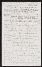 Correspondence from Mary Bason Whitehall to Lt. George Sadler