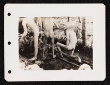 Victims of the Gusen I Concentration Camp near Mauthausen, Austria at the time of liberation