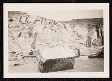 Photograph of the quarry at Gusen I Concentration Camp