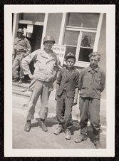 US Army soldier posing for photograph