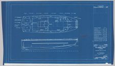 36' Landing Craft LCP(R). Outboard Profile and Plan.  October 10, 1944.
