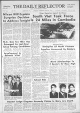 Daily Reflector,  April 30, 1970