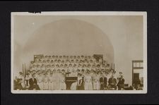 Photograph of first East Carolina Teachers Training School graduation ceremony