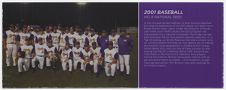 East Carolina baseball team photograph with caption