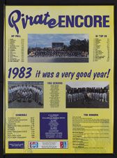 Pirate Encore football poster