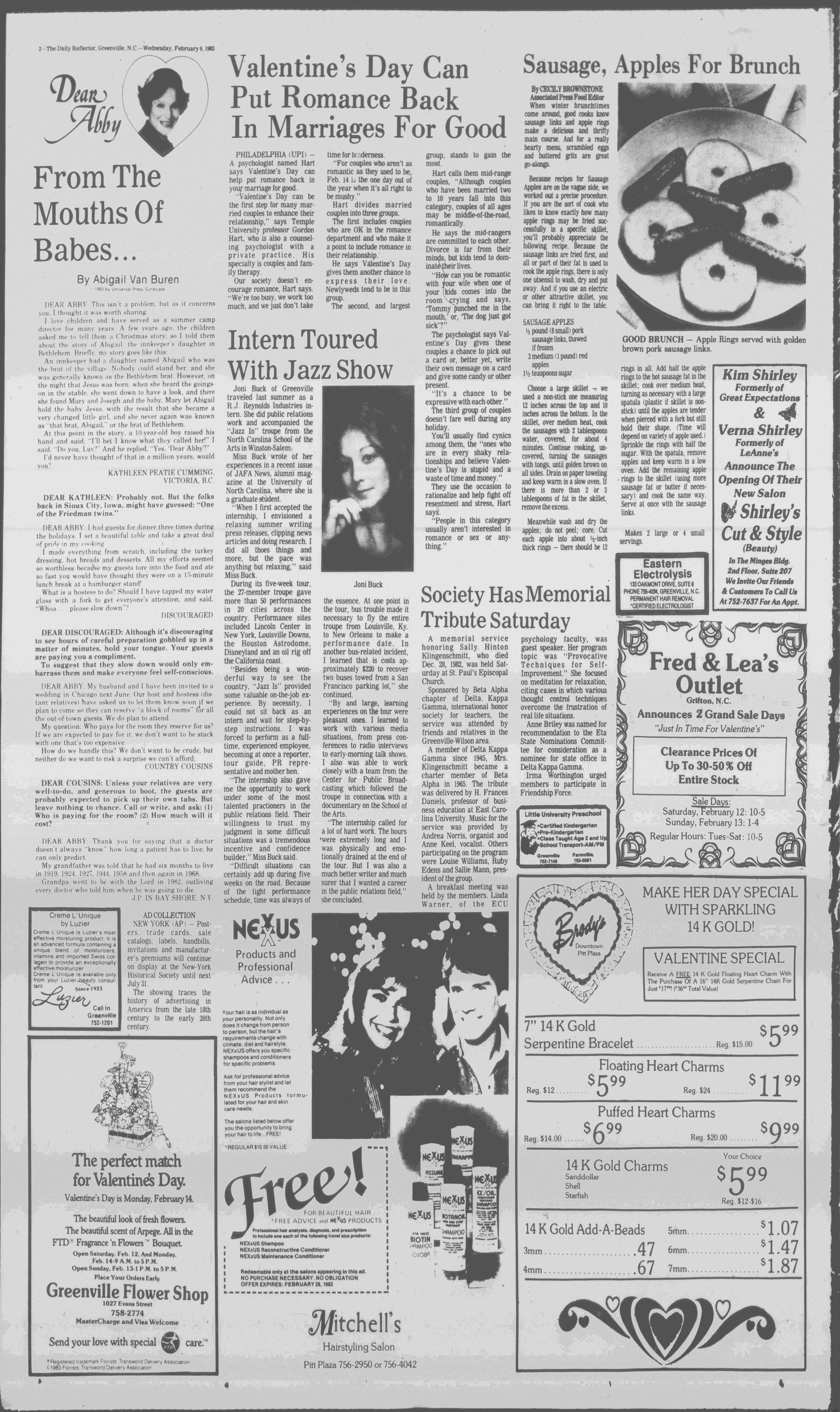 Daily Reflector, February 9, 1983 - ECU Digital Collections