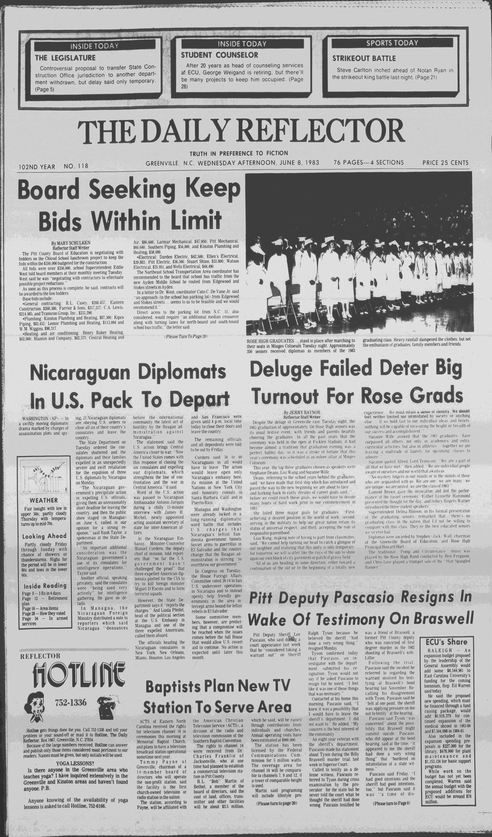 Daily Reflector, June 8, 1983 - ECU Digital Collections
