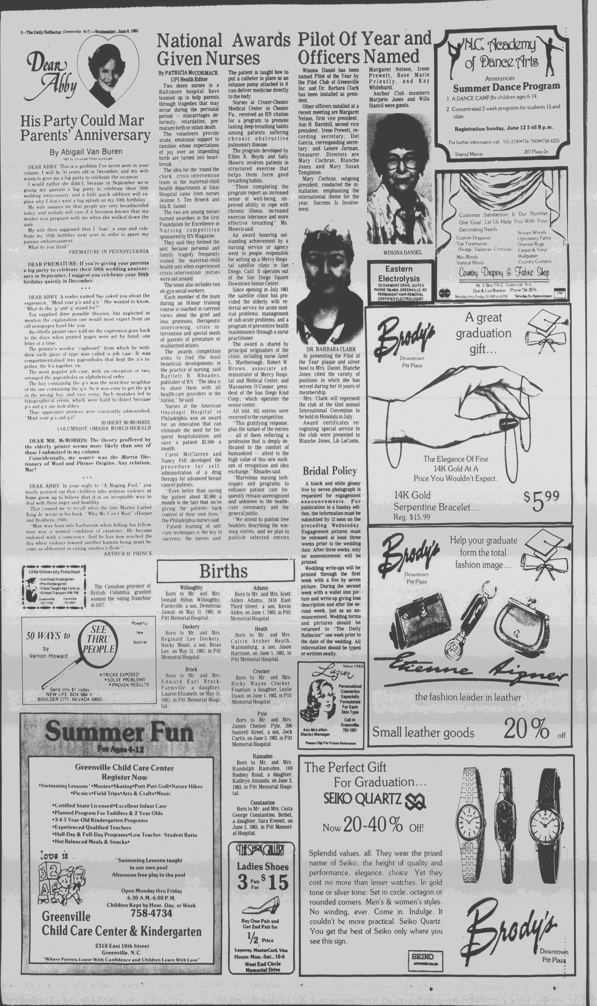 Daily Reflector, June 8, 1983 - ECU Digital Collections