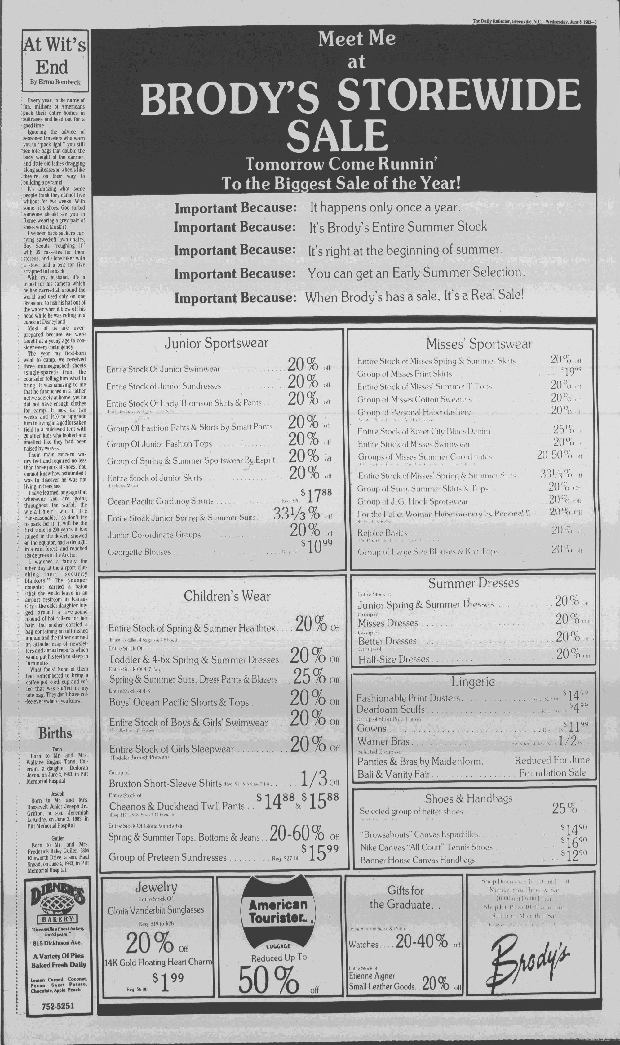 Daily Reflector, June 8, 1983 - ECU Digital Collections