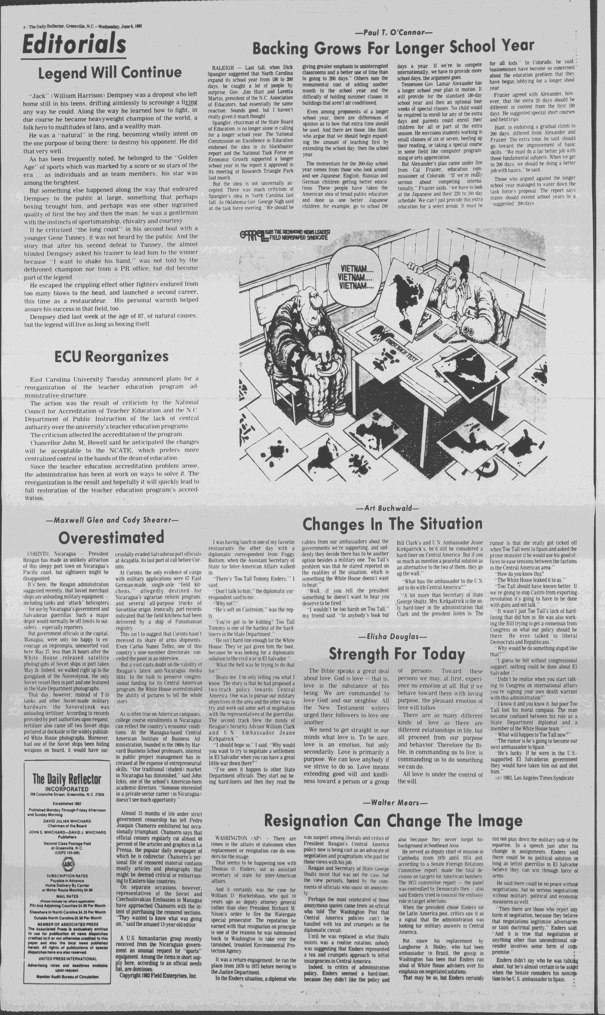 Daily Reflector, June 8, 1983 - ECU Digital Collections