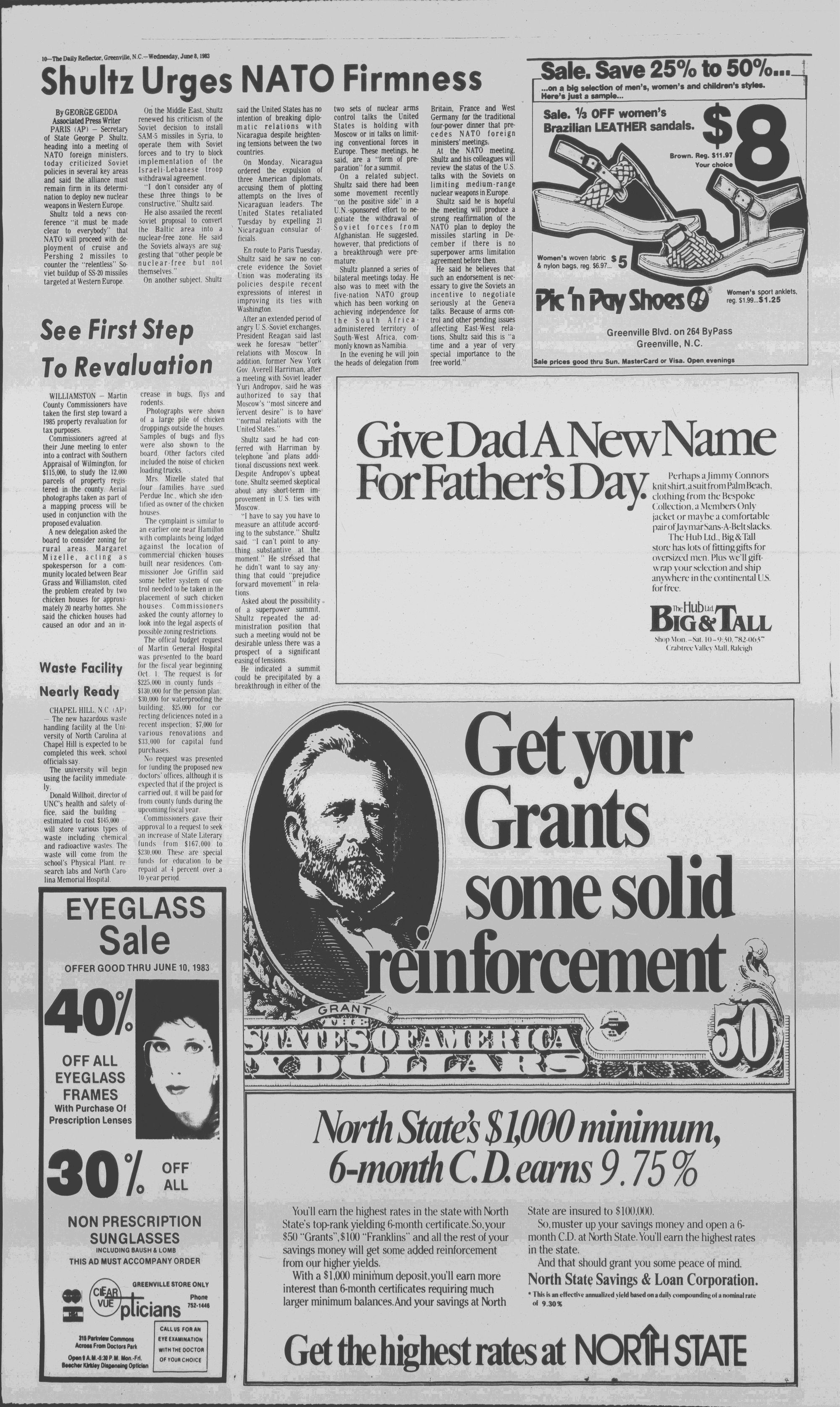 Daily Reflector, June 8, 1983 - ECU Digital Collections