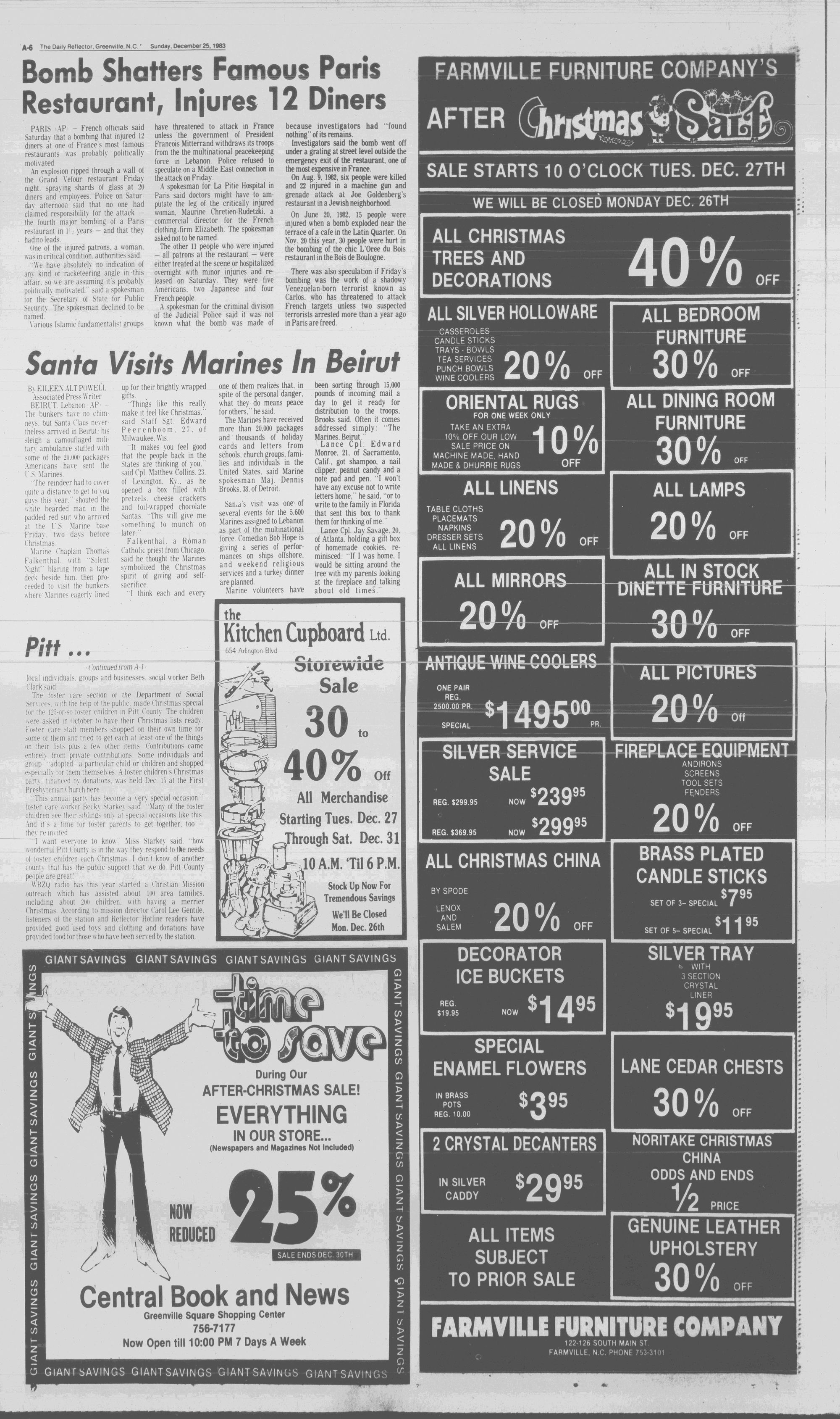 Daily Reflector, December 25, 1983 - ECU Digital Collections