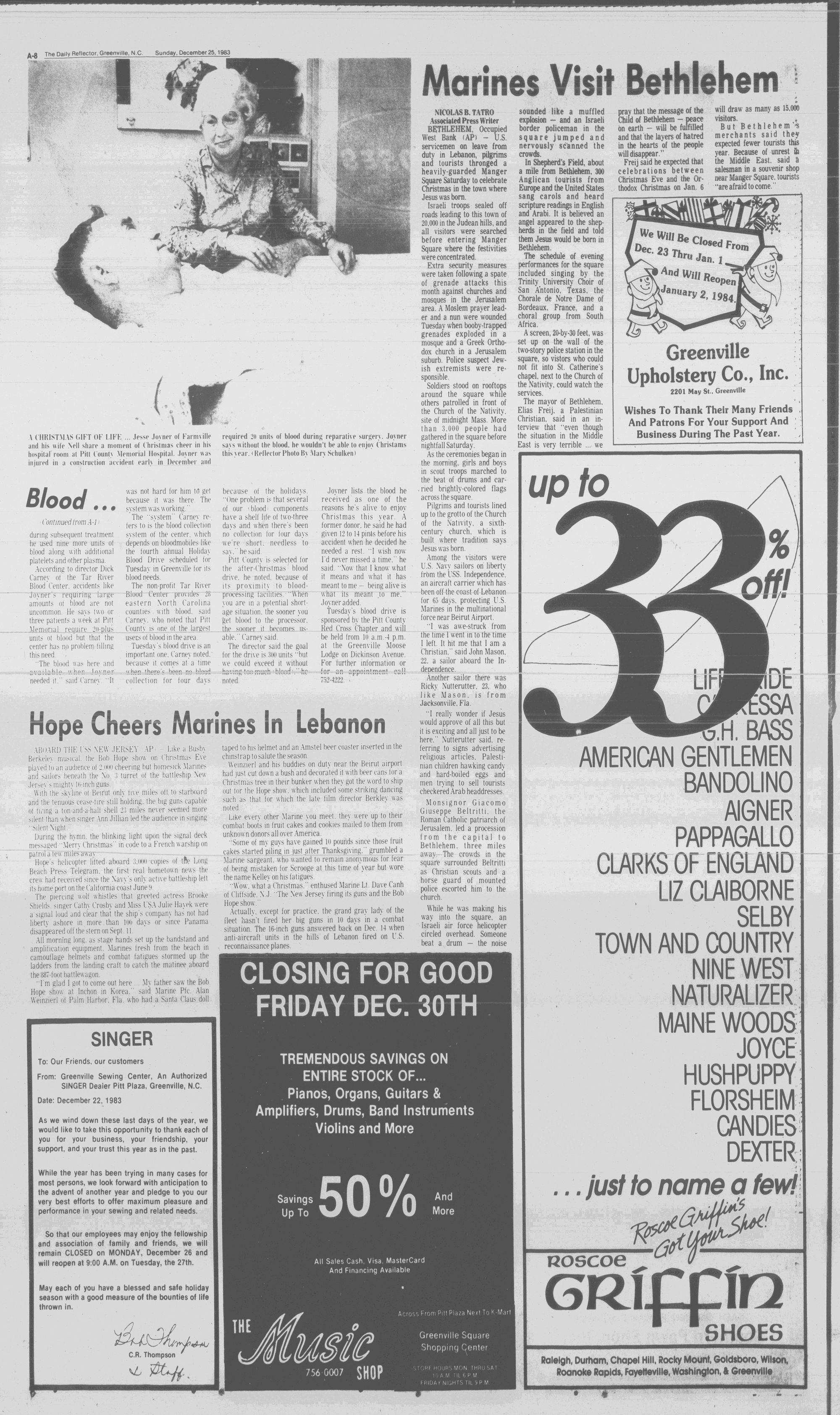 Daily Reflector, December 25, 1983 - ECU Digital Collections