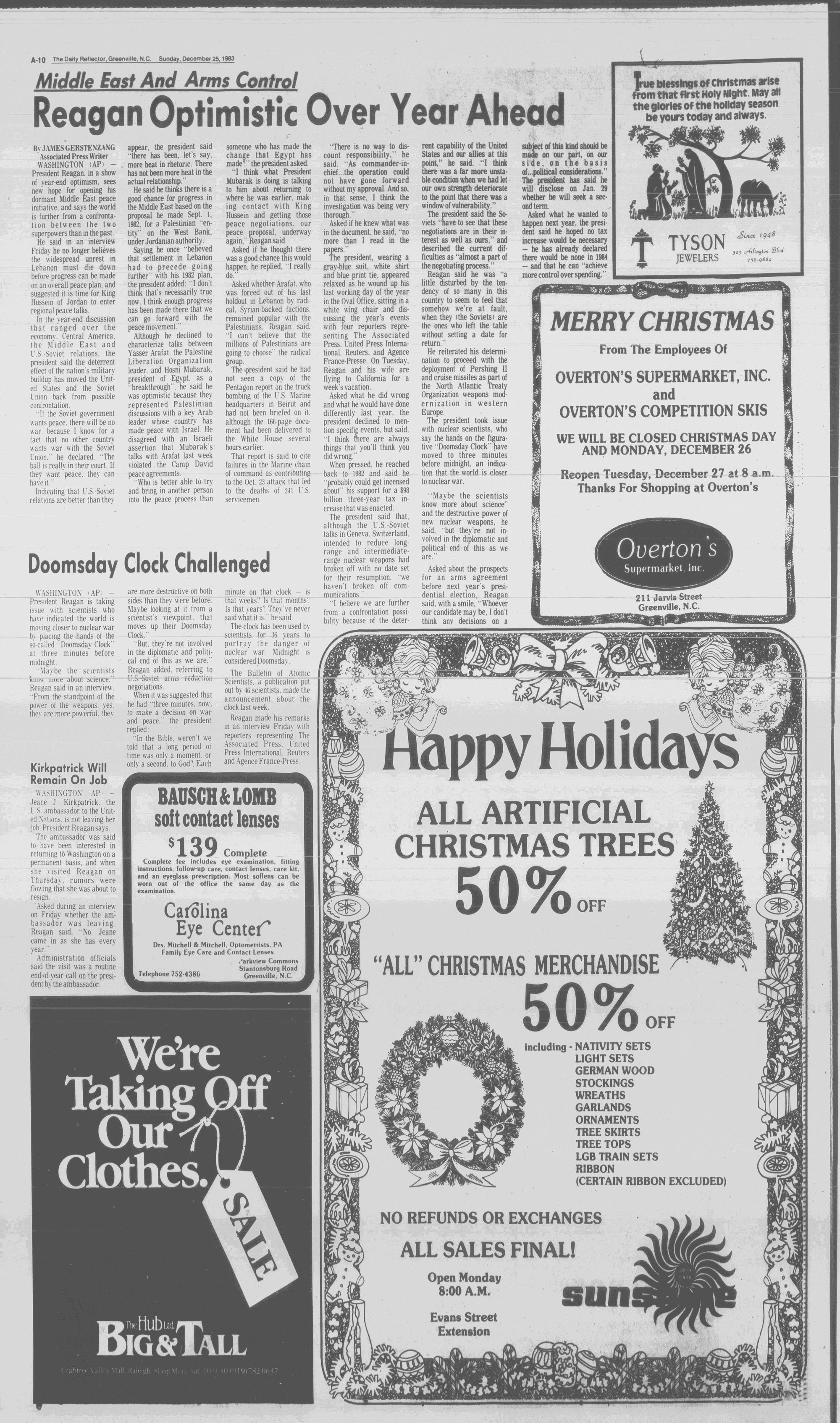 Daily Reflector, December 25, 1983 - ECU Digital Collections