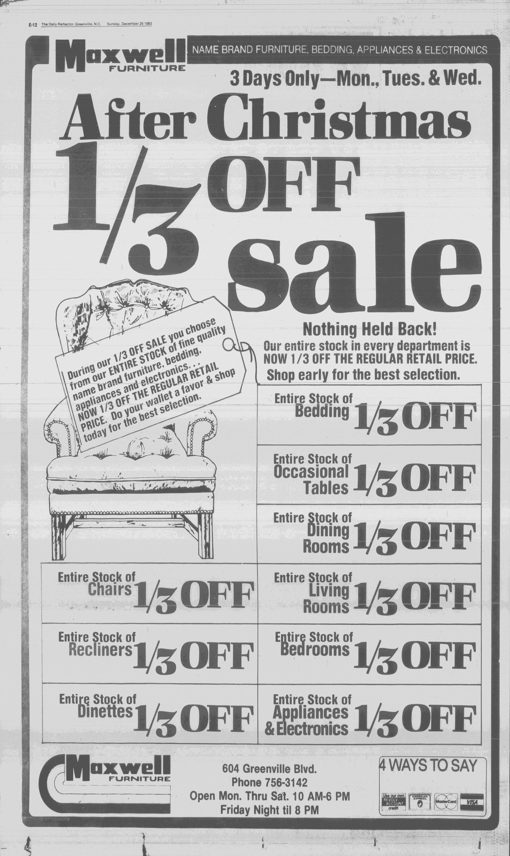 Daily Reflector, December 25, 1983 - ECU Digital Collections