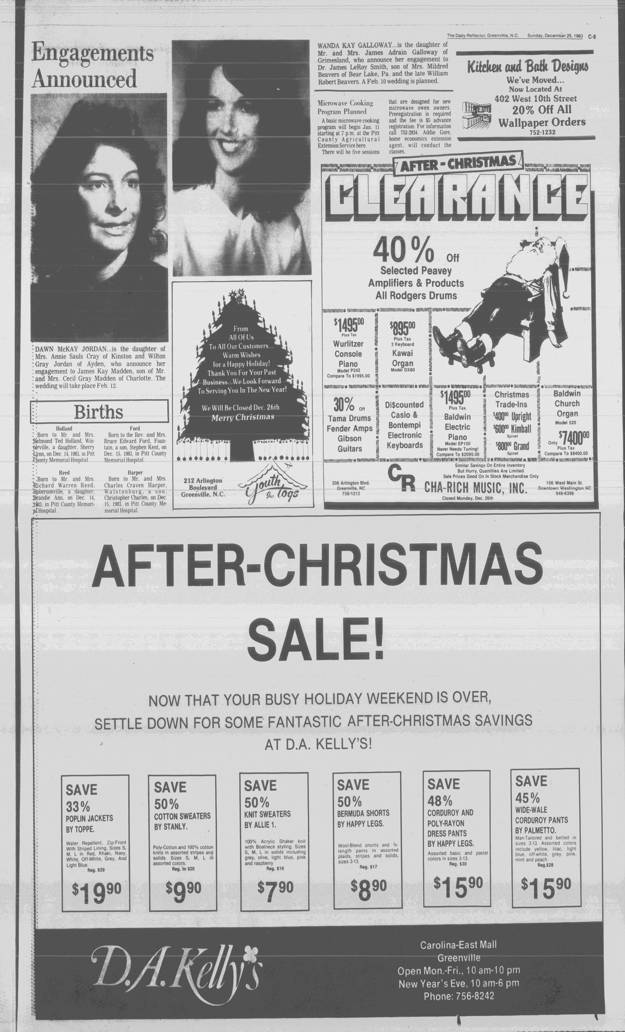 Daily Reflector, December 25, 1983 - ECU Digital Collections