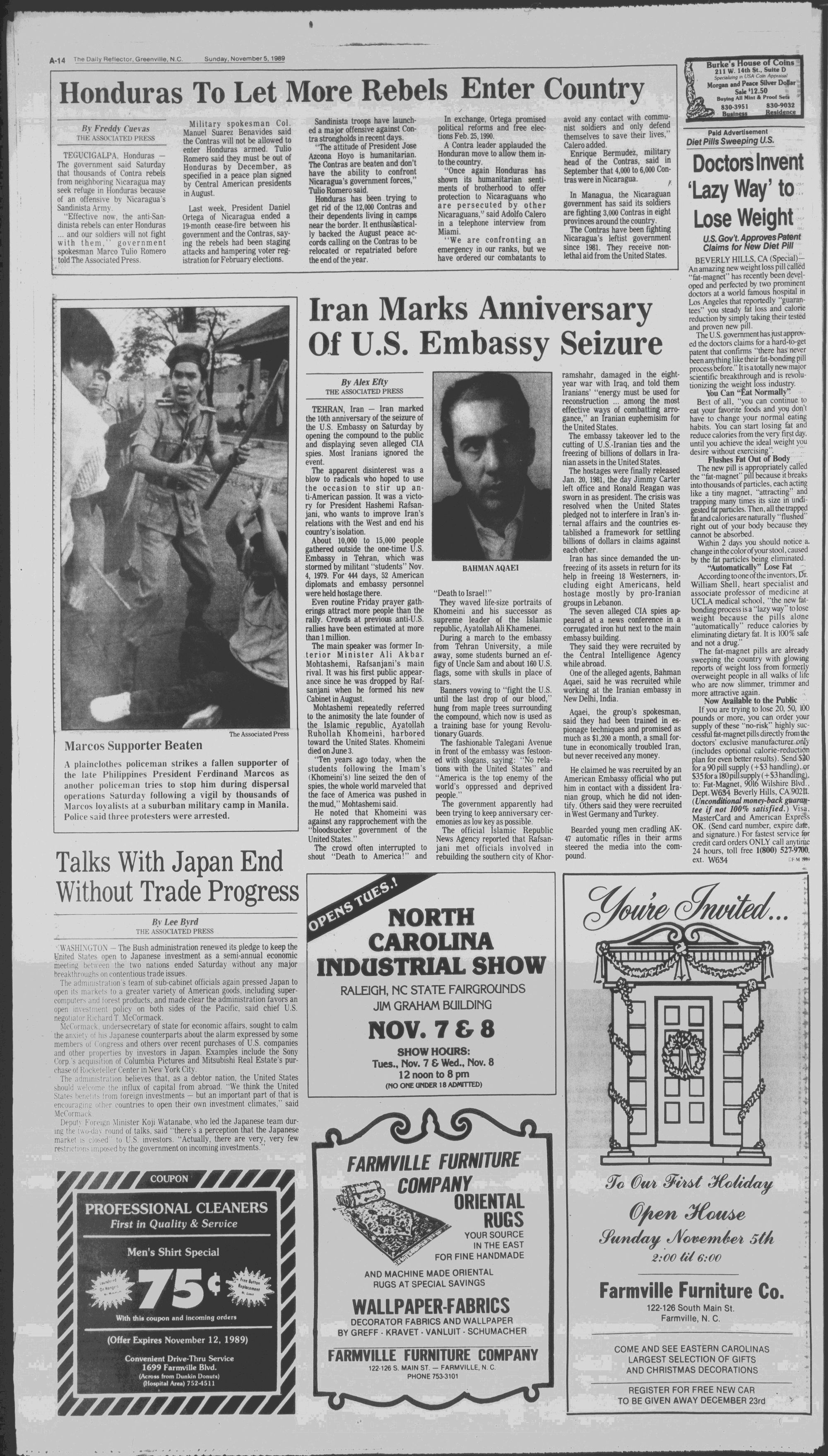 Daily Reflector, November 5, 1989 - ECU Digital Collections